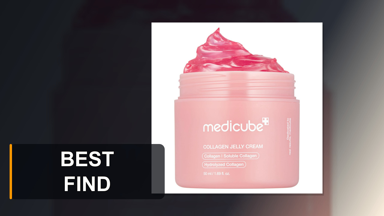 medicube Collagen Jelly Cream- Niacinamide & Freeze-Dried Hydrolyzed Collagen - Boosts skin's barrier hydration and gives 24h Glow & Lifted Look - Korean skincare (1.69 Fl Oz (Pack of 1))