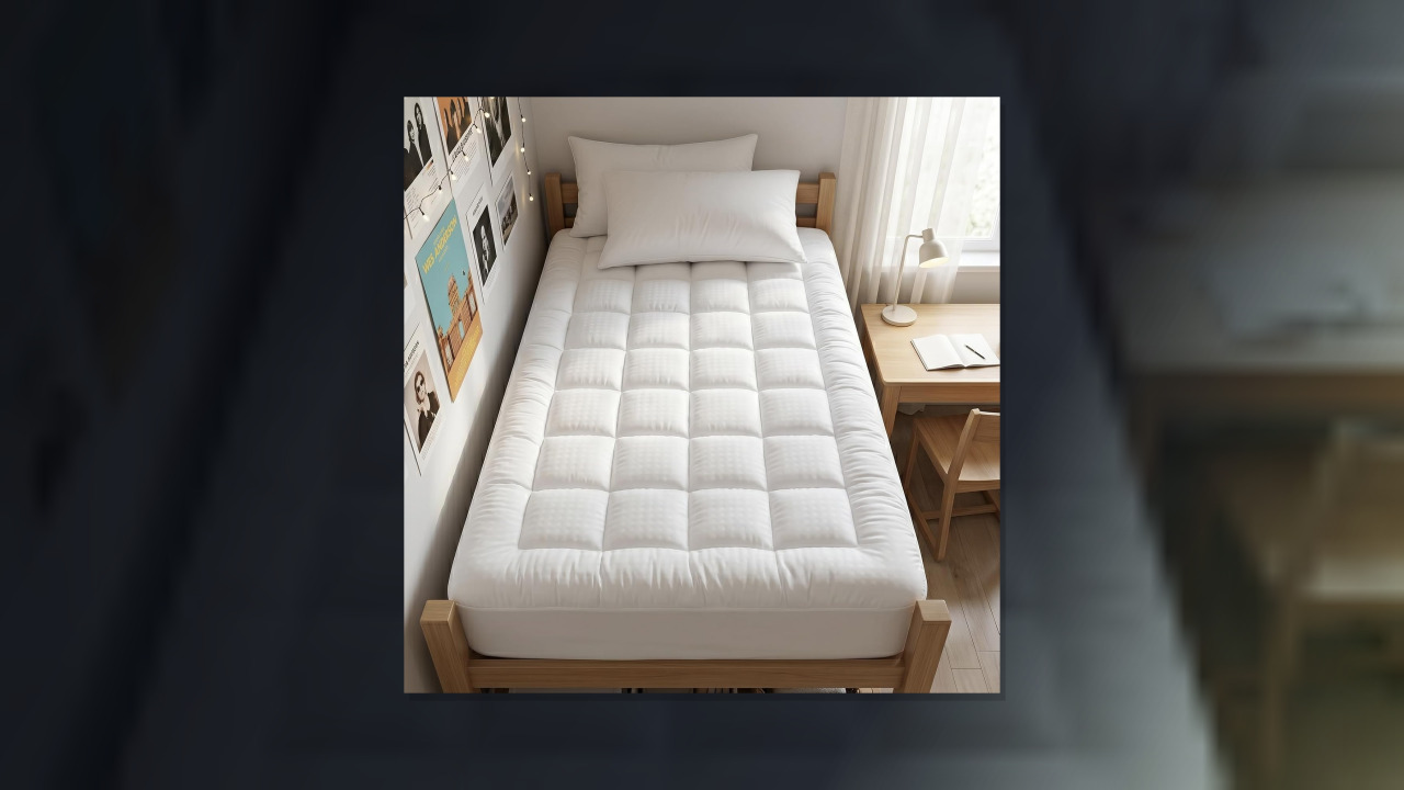 EASELAND Twin XL Mattress Pad Pillow Top Quilted Fitted Mattress Cover/Protector Extra Long Cotton Top 8-21" Deep Pocket Cooling Mattress Topper (39x80 Inches, White)