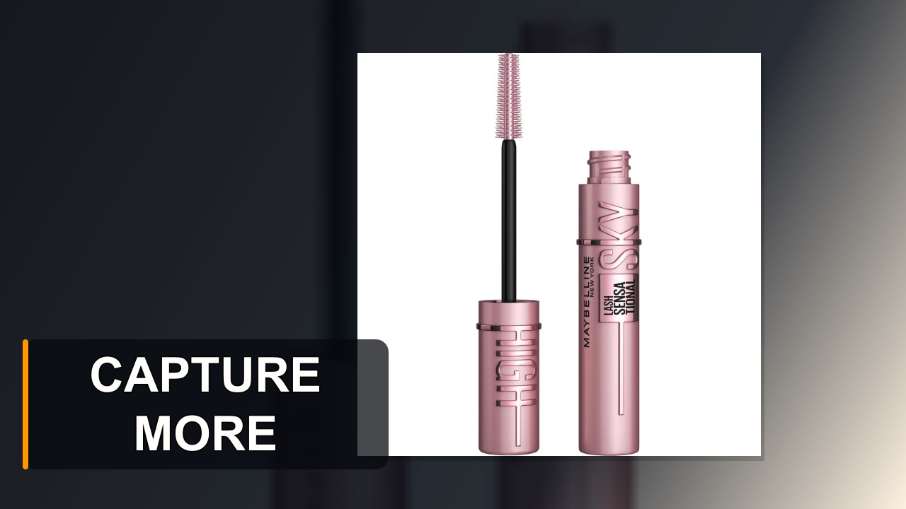 Maybelline Lash Sensational Sky High Washable Mascara Makeup, Volumizing, Lengthening, Defining, Curling, Multiplying, Buildable Formula, Blackest Black, 1 Count