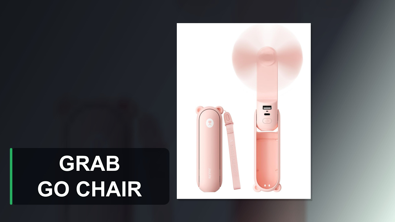JISULIFE 3 IN 1 Handheld Mini Fan - Portable Fan & Power Bank & Flashlight, 19H Max Cooling, USB Rechargeable, Pocket-Sized for Travel, Cruise, Concerts, Makeup, 2026 Summer Gifts for Women(Pink)